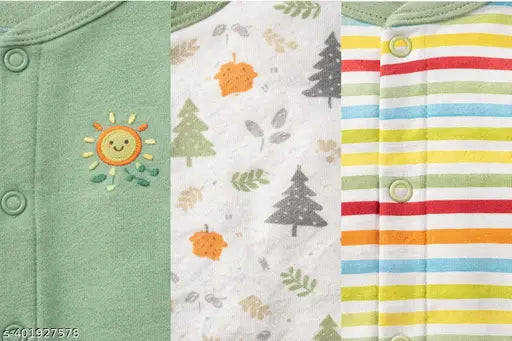 Cotton Baby Long-Sleeve Sleepsuit