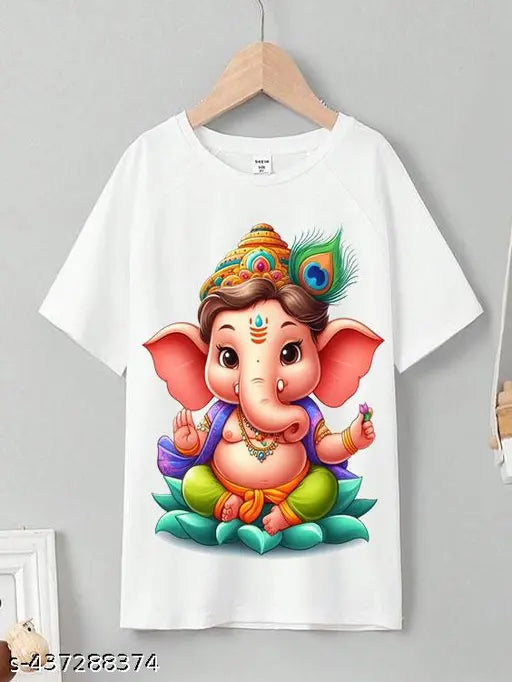 Ganesha Print Kids T-Shirt