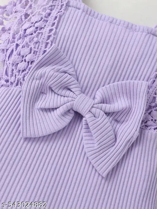 Baby Girls Lace Bodysuit with Headband