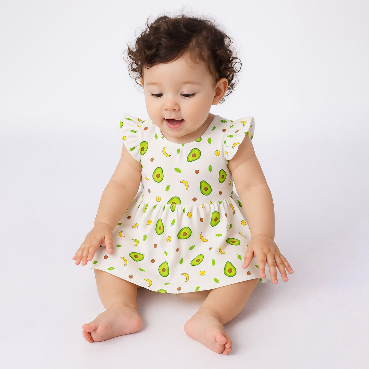 Organic Cotton Baby Girls Frock - Pack of 1