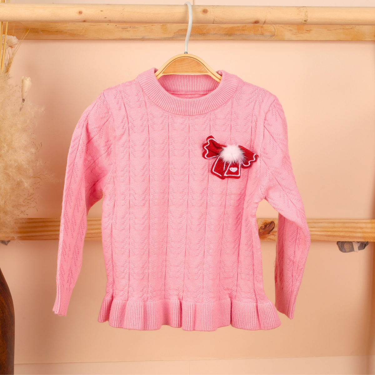 Winter Warm Woollen Full Sleeve Sweater For Baby - Pack of 1