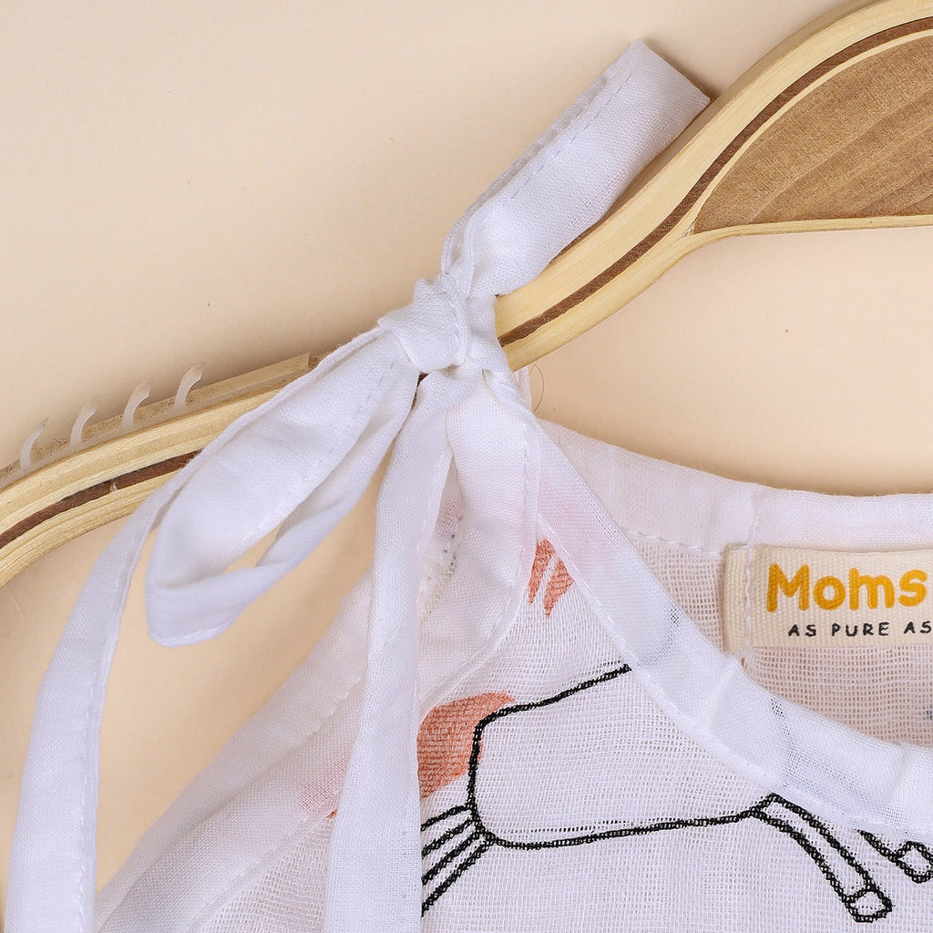 Baby Organic Cotton Knot type Jhabla - Unicorn