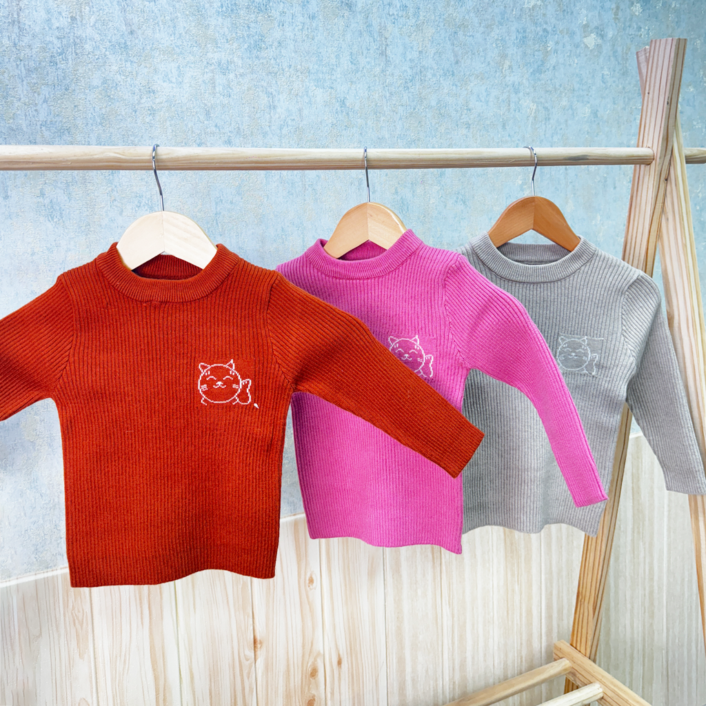 Winter Warm Woollen Full Sleeve Sweater For Baby - Pack of 1