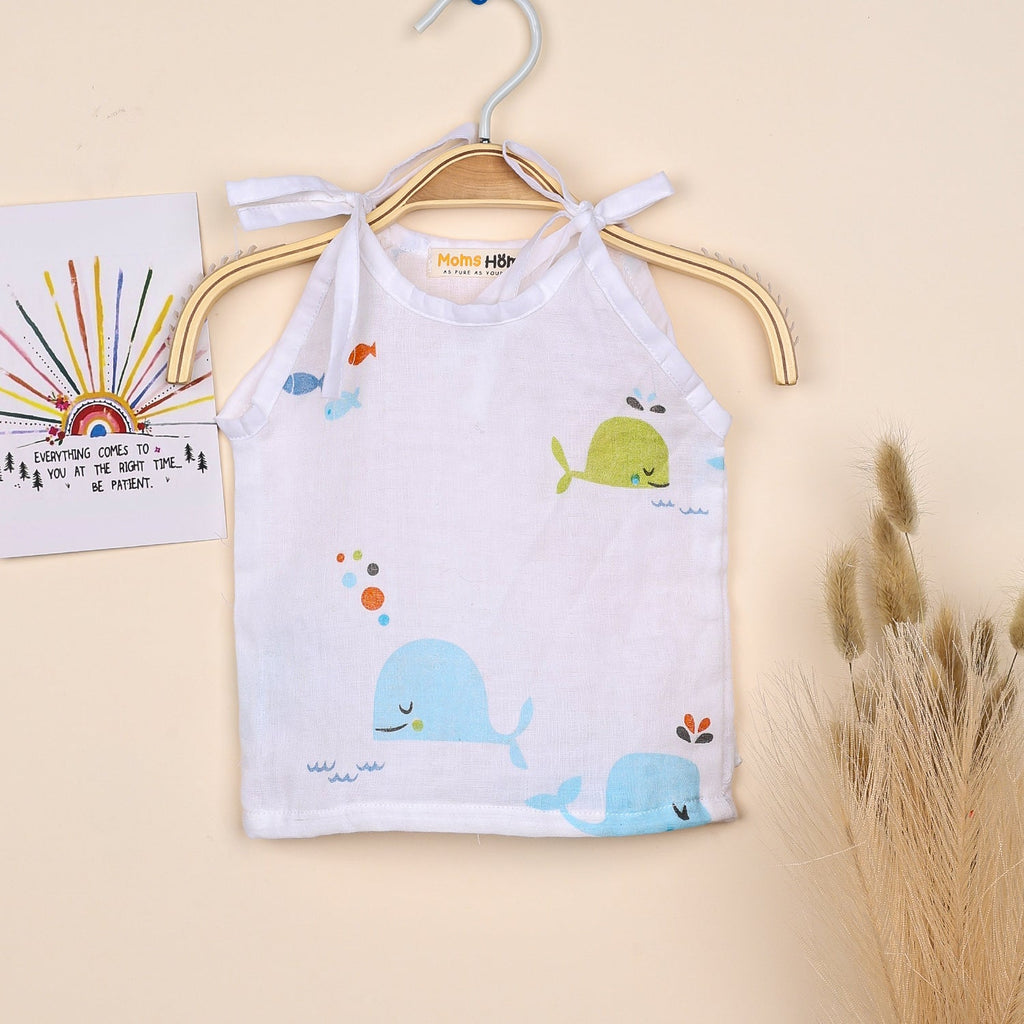 Baby Organic Cotton Knot type Jhabla - Pack of 3