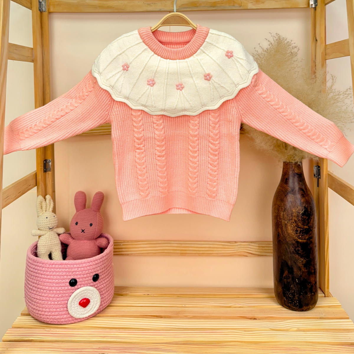 Winter Warm Woollen Full Sleeve Sweater For Baby - Pack of 1