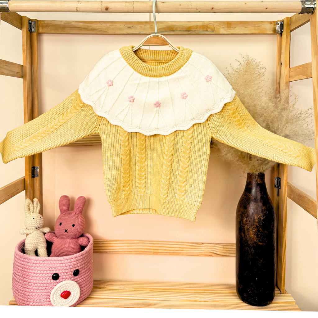 Winter Warm Woollen Full Sleeve Sweater For Baby - Pack of 1