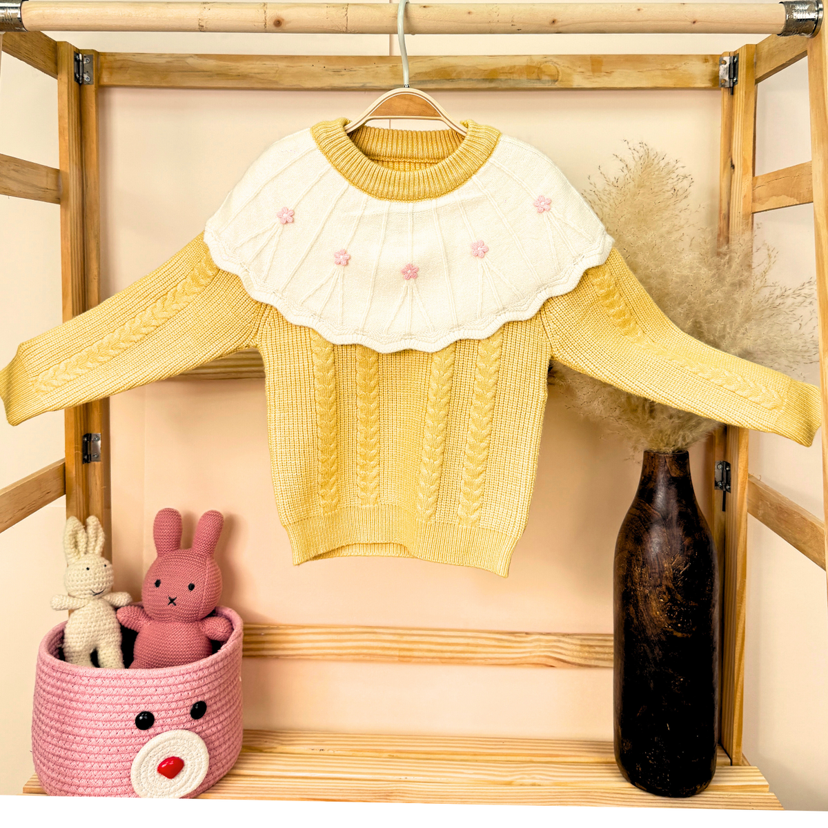 Winter Warm Woollen Full Sleeve Sweater For Baby - Pack of 1