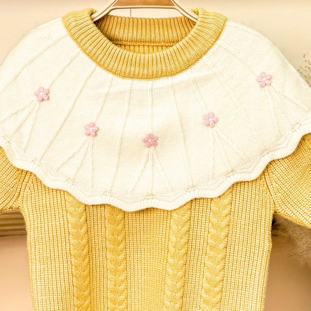 Winter Warm Woollen Full Sleeve Sweater For Baby - Pack of 1