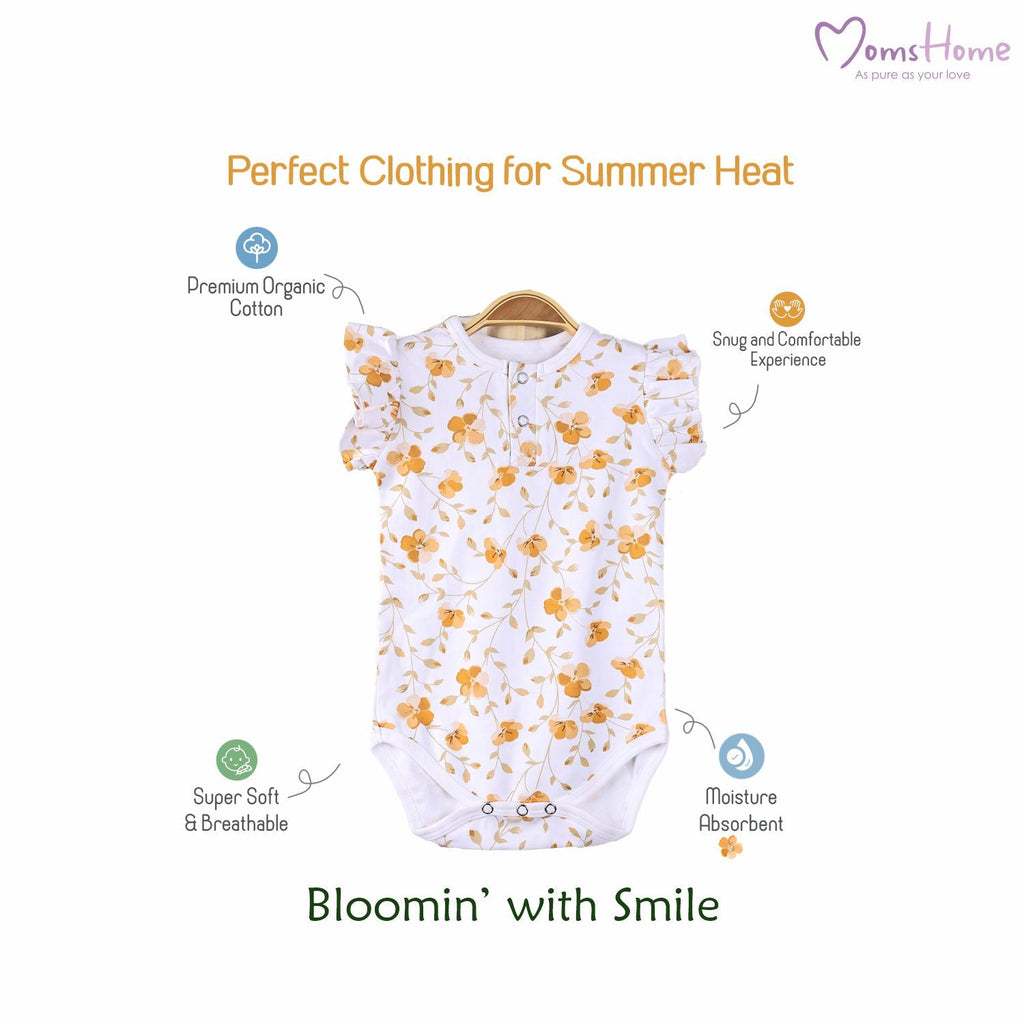 Baby Organic Cotton Onesie - Bloom