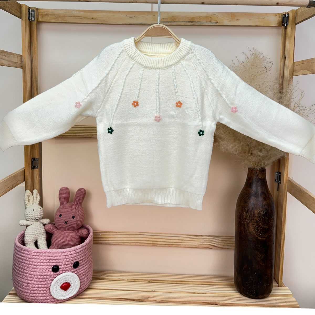 Winter Warm Woollen Full Sleeve Sweater For Baby - Pack of 1