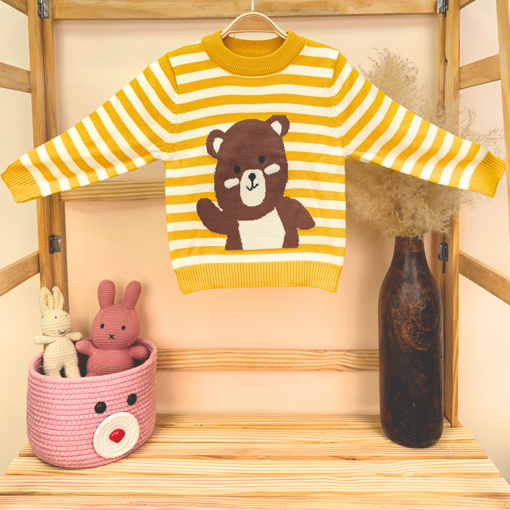Winter Warm Woollen Full Sleeve Sweater For Baby - Pack of 1