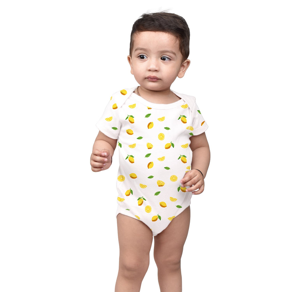 Baby Organic Cotton Onesie - Lemon - Pack of 1