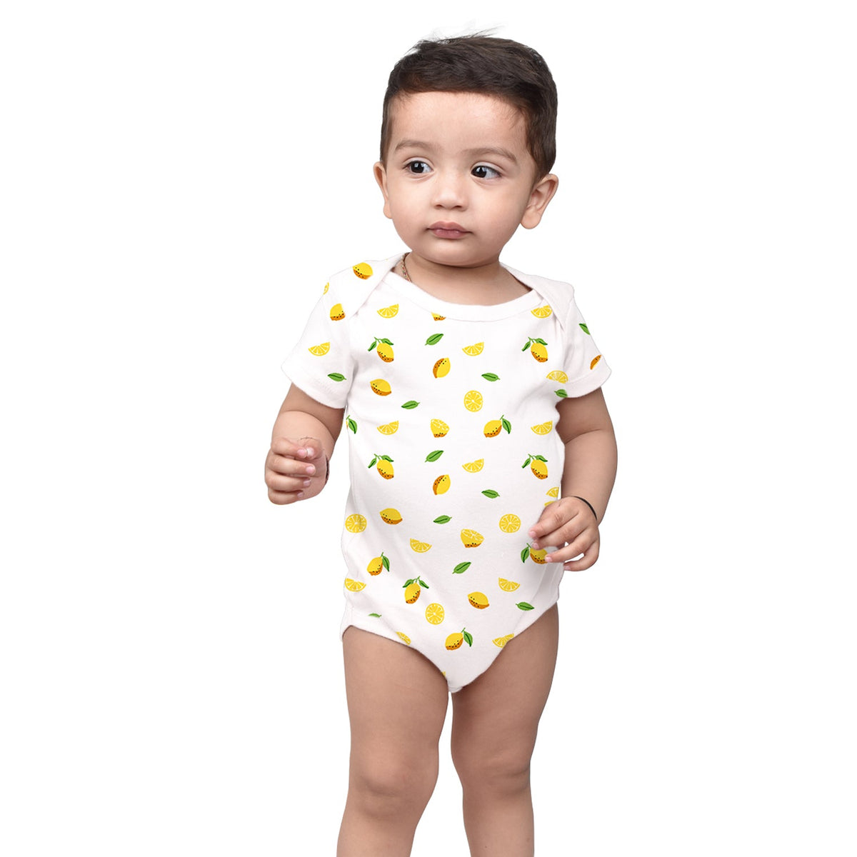 Baby Organic Cotton Onesie - Lemon - Pack of 1