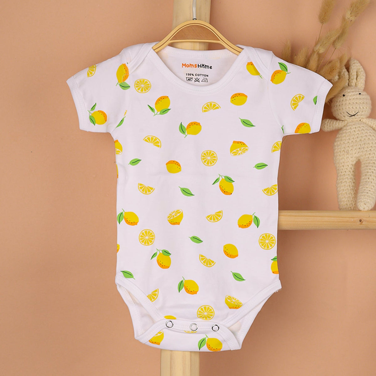 Baby Organic Cotton Onesie - Lemon - Pack of 1