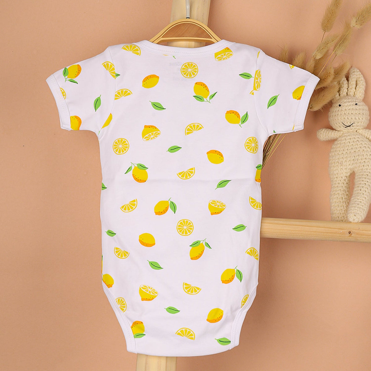 Baby Organic Cotton Onesie - Lemon - Pack of 1