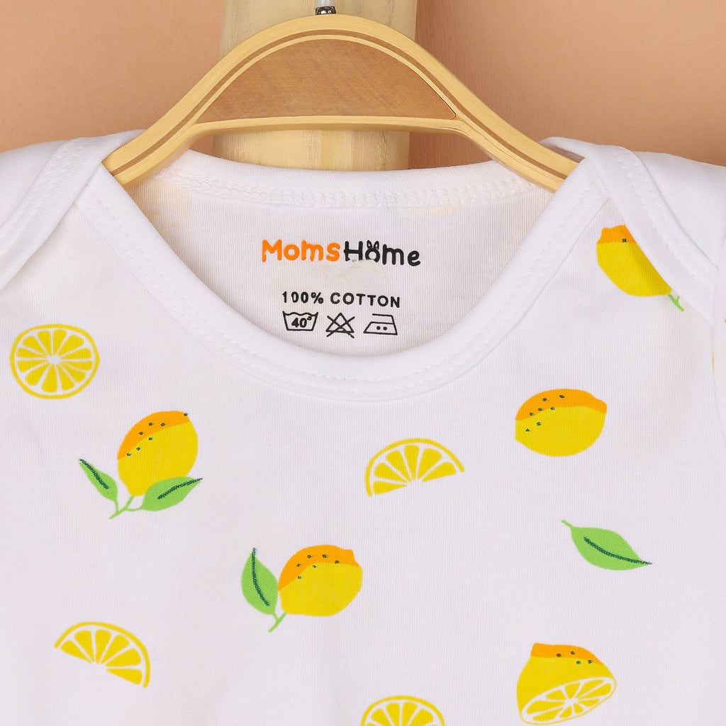 Baby Organic Cotton Onesie - Lemon - Pack of 1
