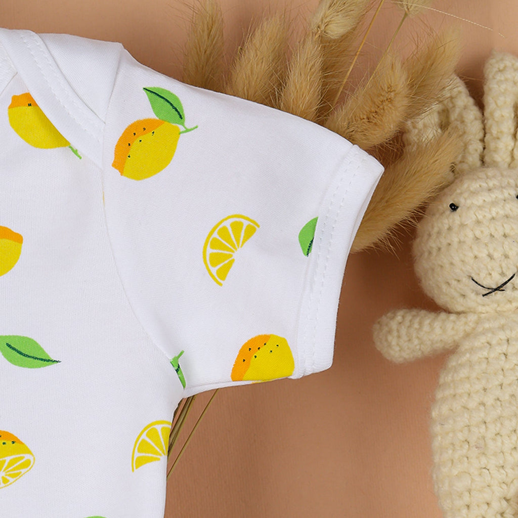 Baby Organic Cotton Onesie - Lemon - Pack of 1