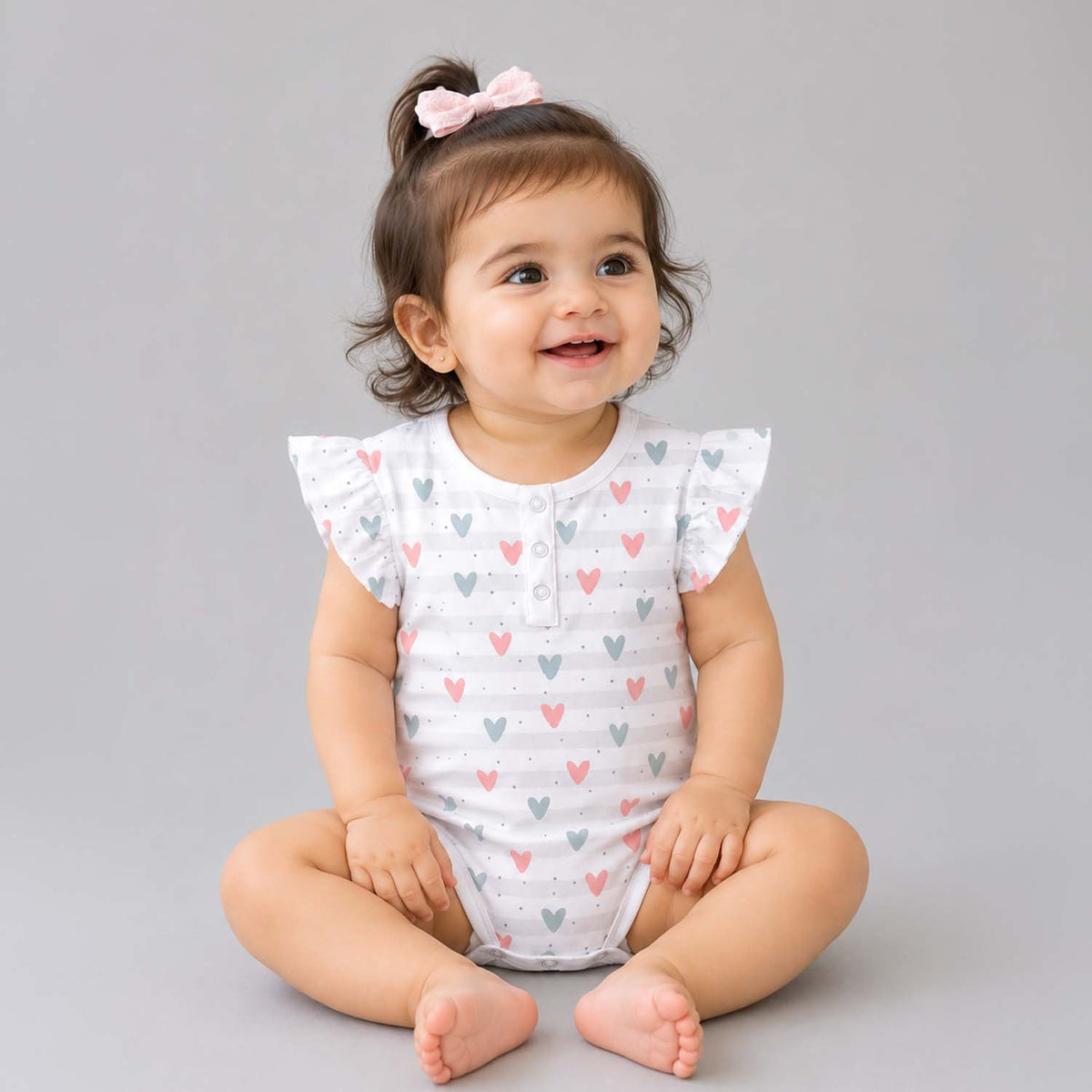 Baby Organic Cotton Onesie - Little Heart