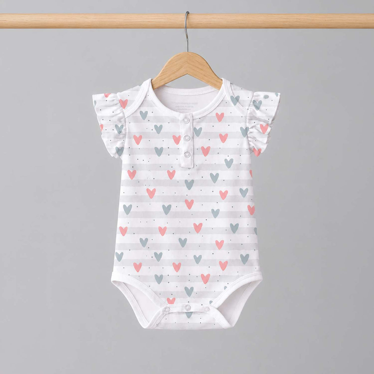 Baby Organic Cotton Onesie - Little Heart