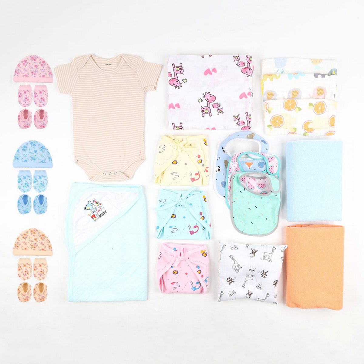 New Born Baby Essentials Combo Set @ 599 (When you buy 6 or more items)