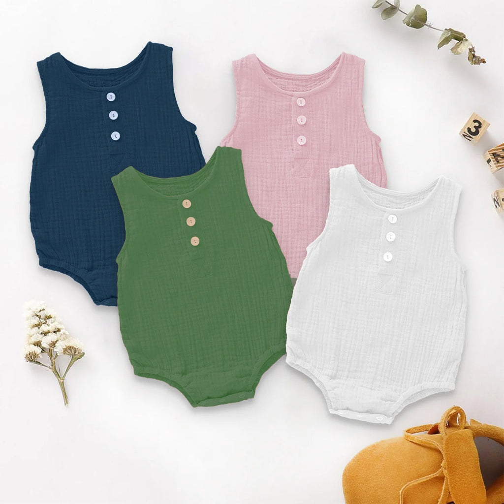 Baby Organic Cotton Onesie - Pack of 4