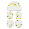 Designer Cap Mitten Bootie Set For New Born Baby - Pack of 1