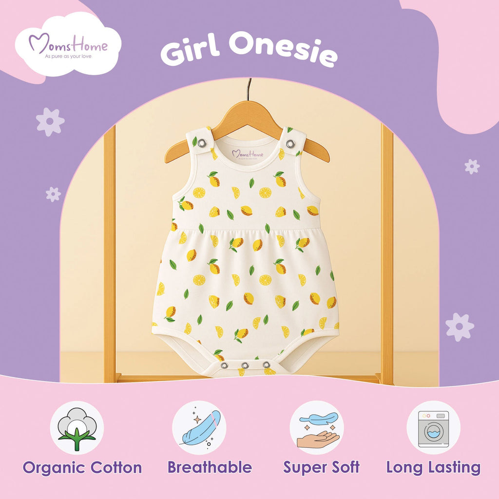 Girls Frock Style Onesie - Pack of 1