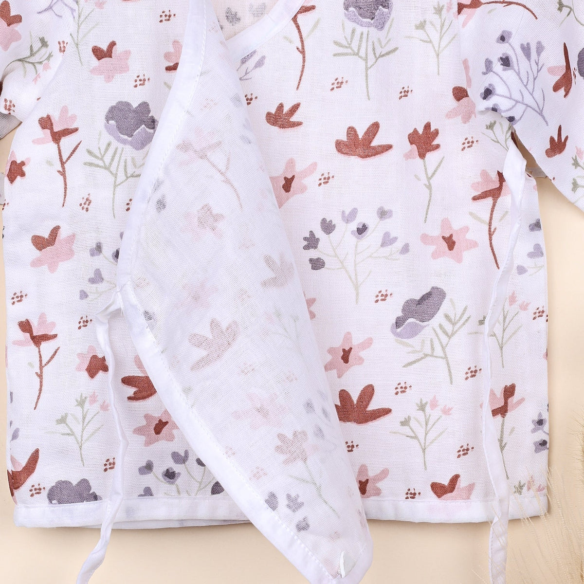 Kids Muslin Front Open Kimono - Pack of 2