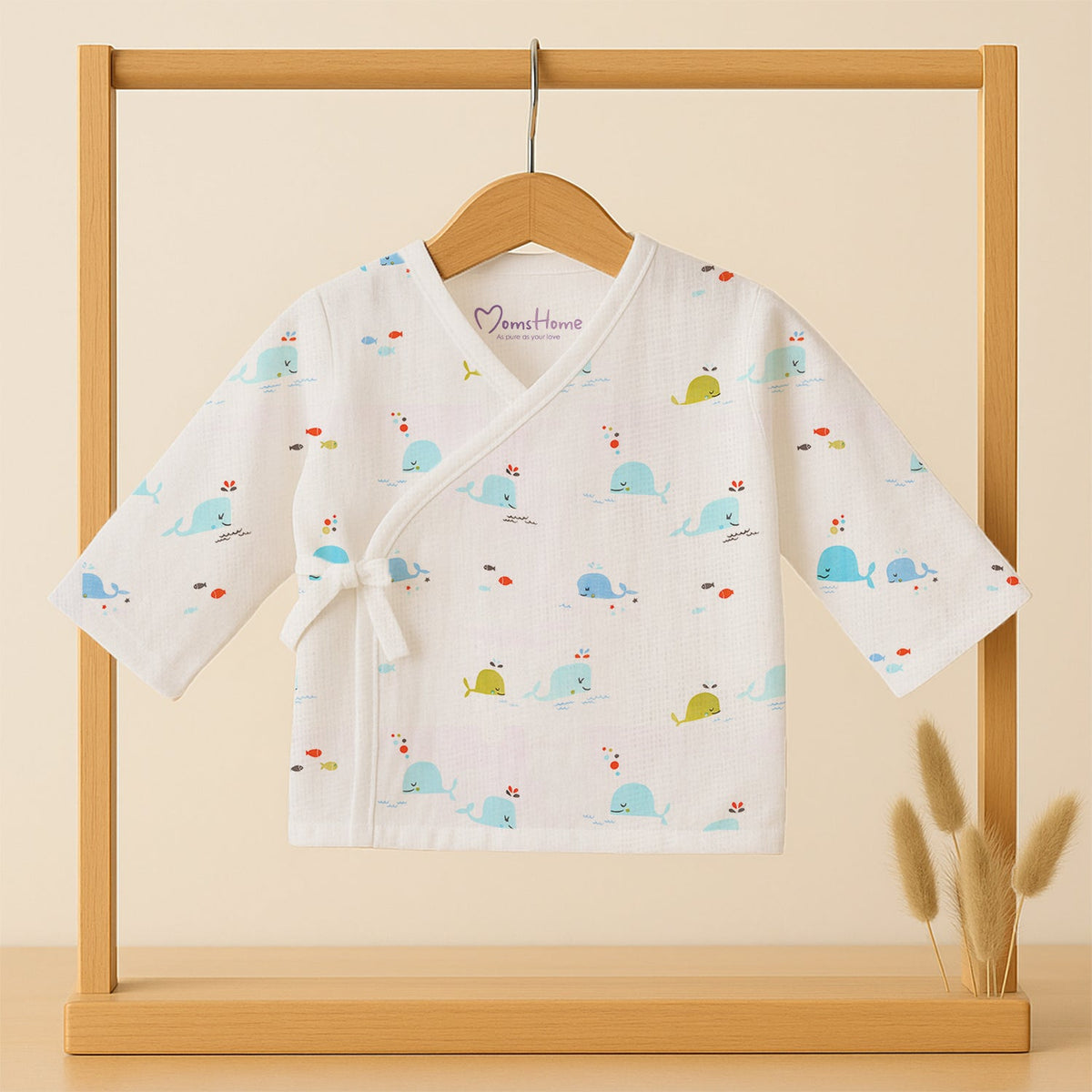 Kids Muslin Front Open Kimono