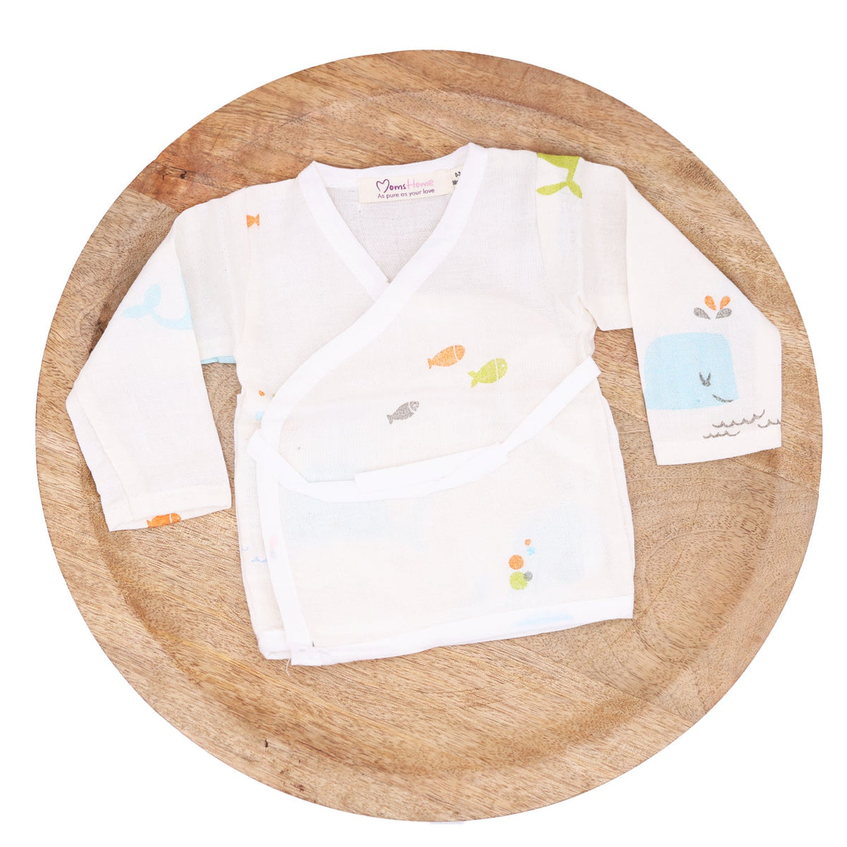 Kids Muslin Front Open Kimono