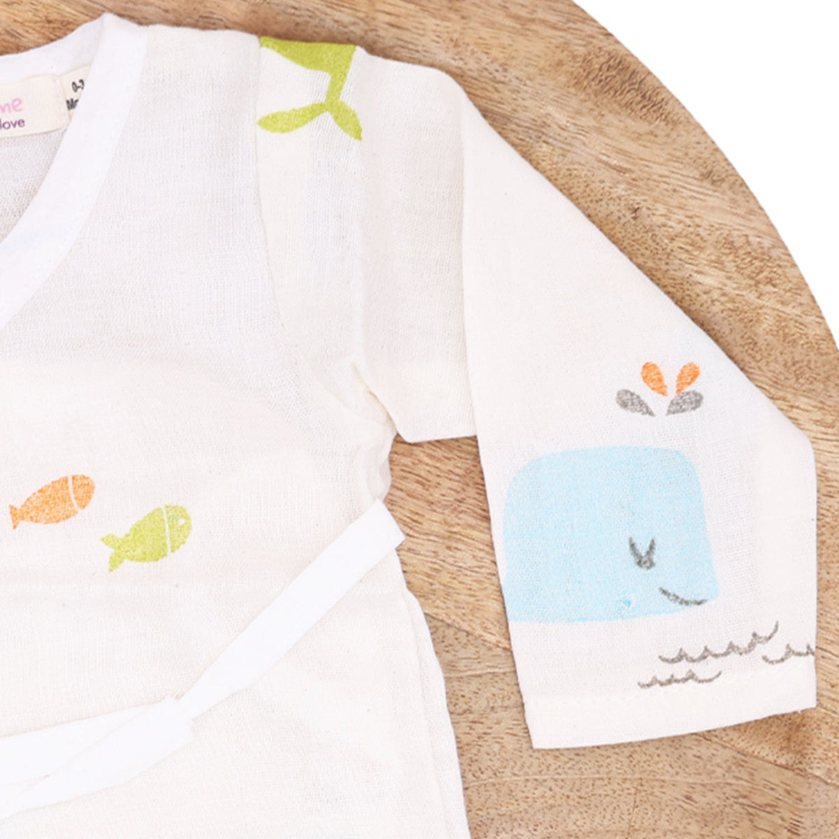 Kids Muslin Front Open Kimono