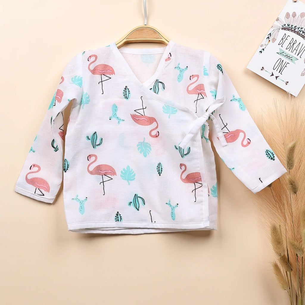 Kids Muslin Front Open Kimono - Pack of 3