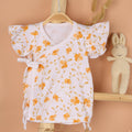 Kids Organic Cotton Front Open Kimono - Bloom