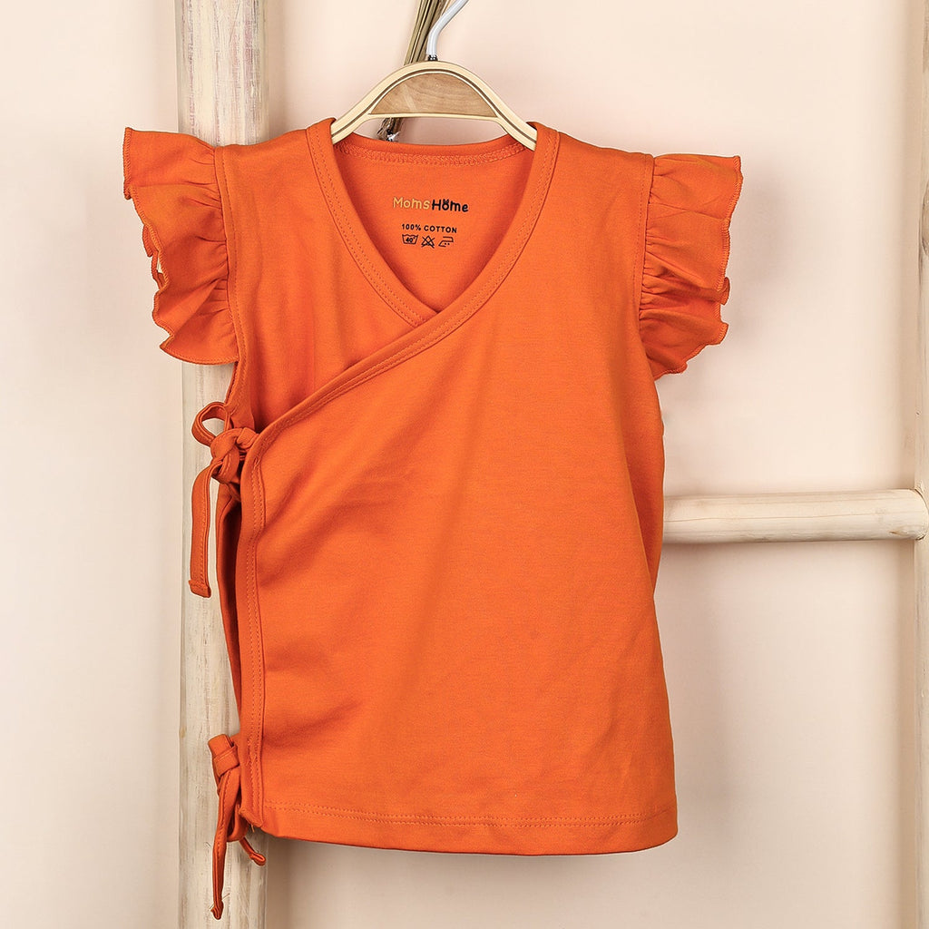 Kids Organic Cotton Front Open Kimono