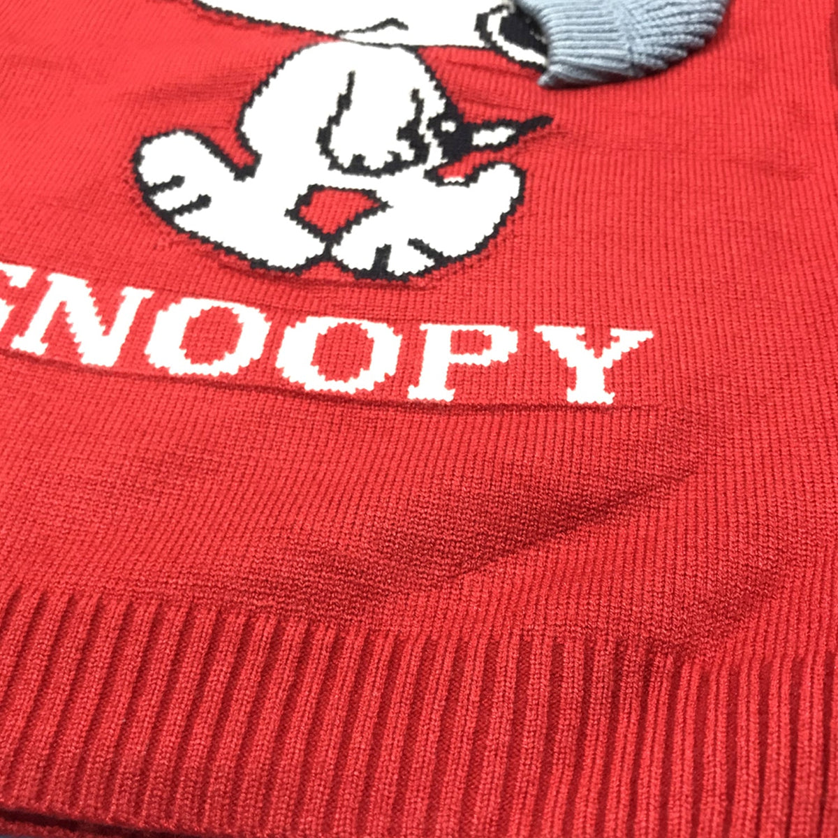 Moms Home Organic Cotton Unisex Baby Winter Sweaters Red Snoopy