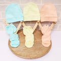 New Born Baby Cap Mitten Bootie Set - Pack of 3