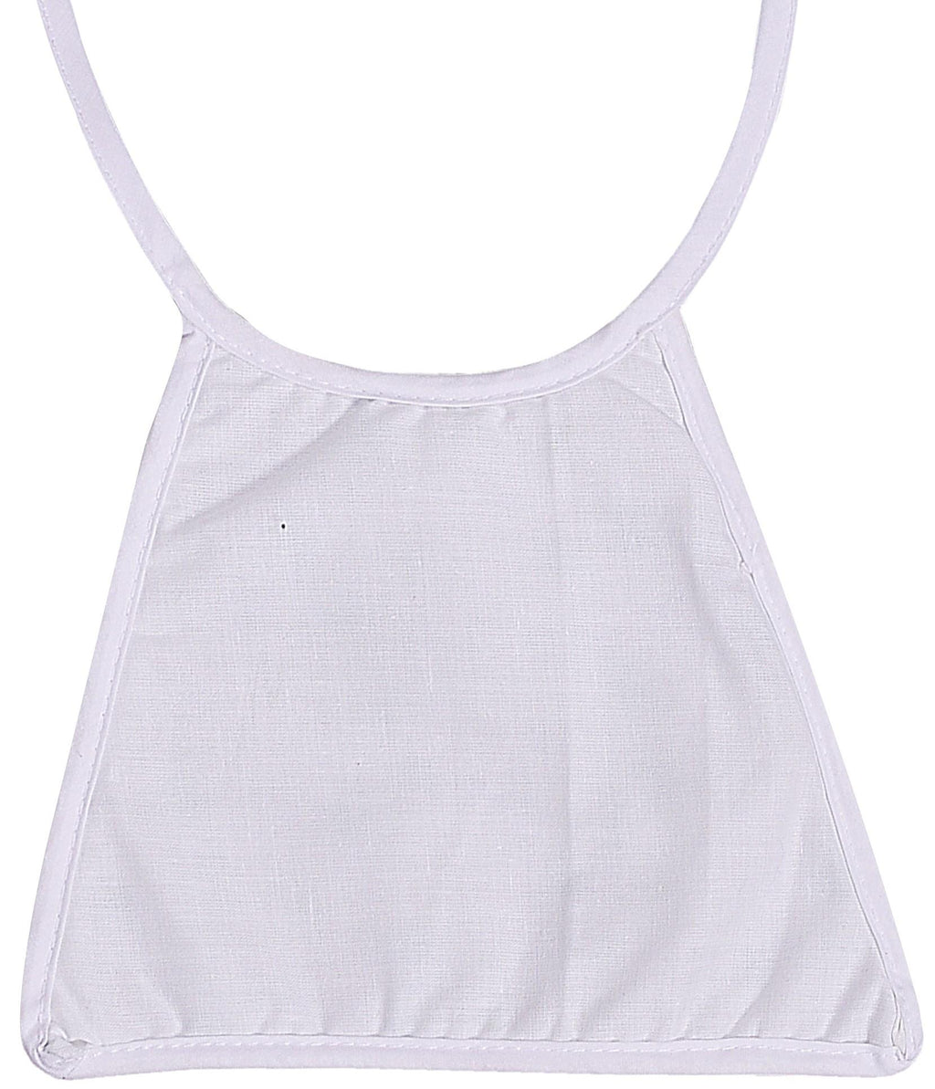 New Born Baby Cotton Bibs - Pack of 2 (0-9 Months)