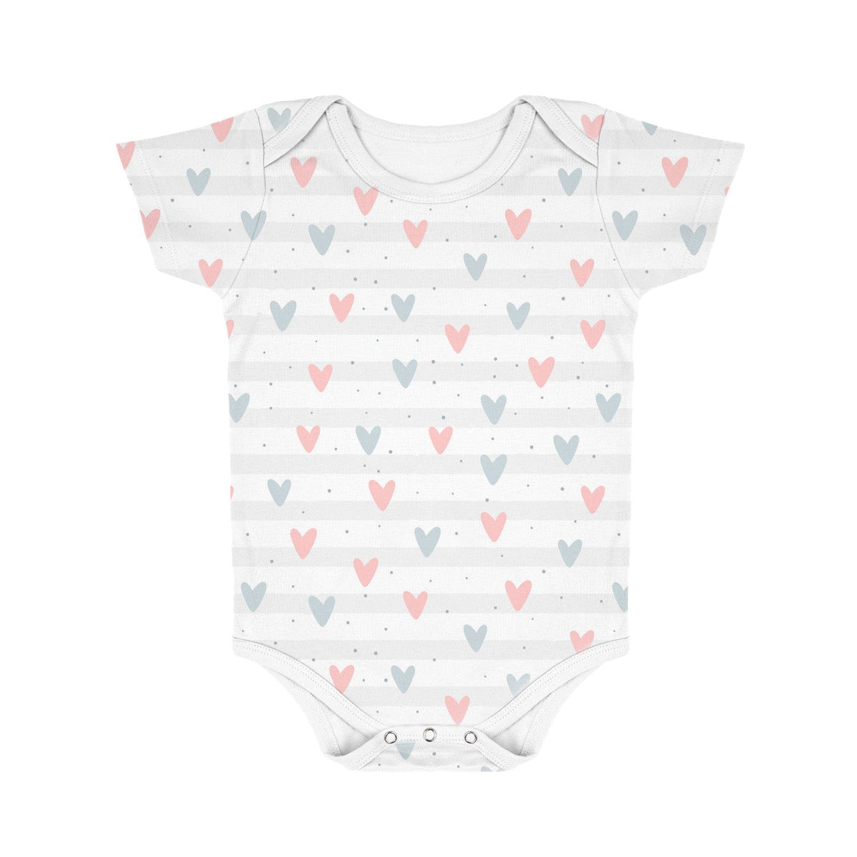 New Born Baby Organic Cotton Half Sleeves Onesie - Pack of 3