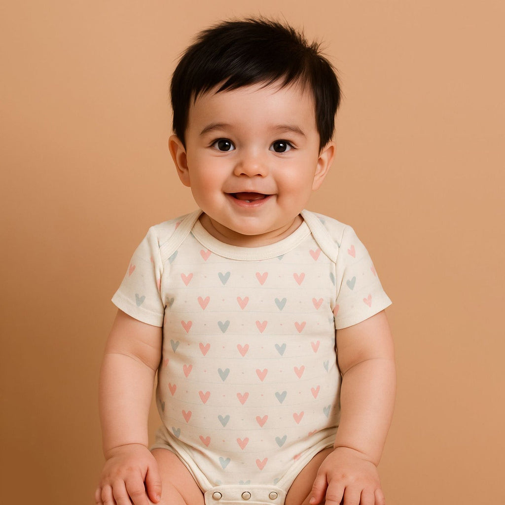Newborn Baby Onesie –Organic Cotton Bodysuit - Pack of 2