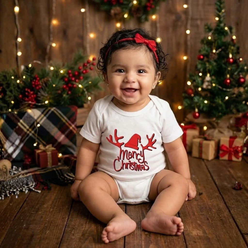 Organic Cotton Baby Christmas Onesie - Pack of 1