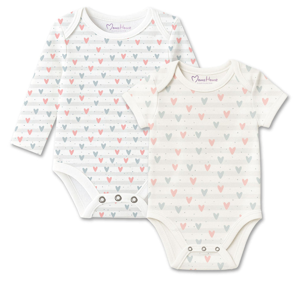 Organic Cotton Baby Full & Half Sleeve Onesie - Pack of 2