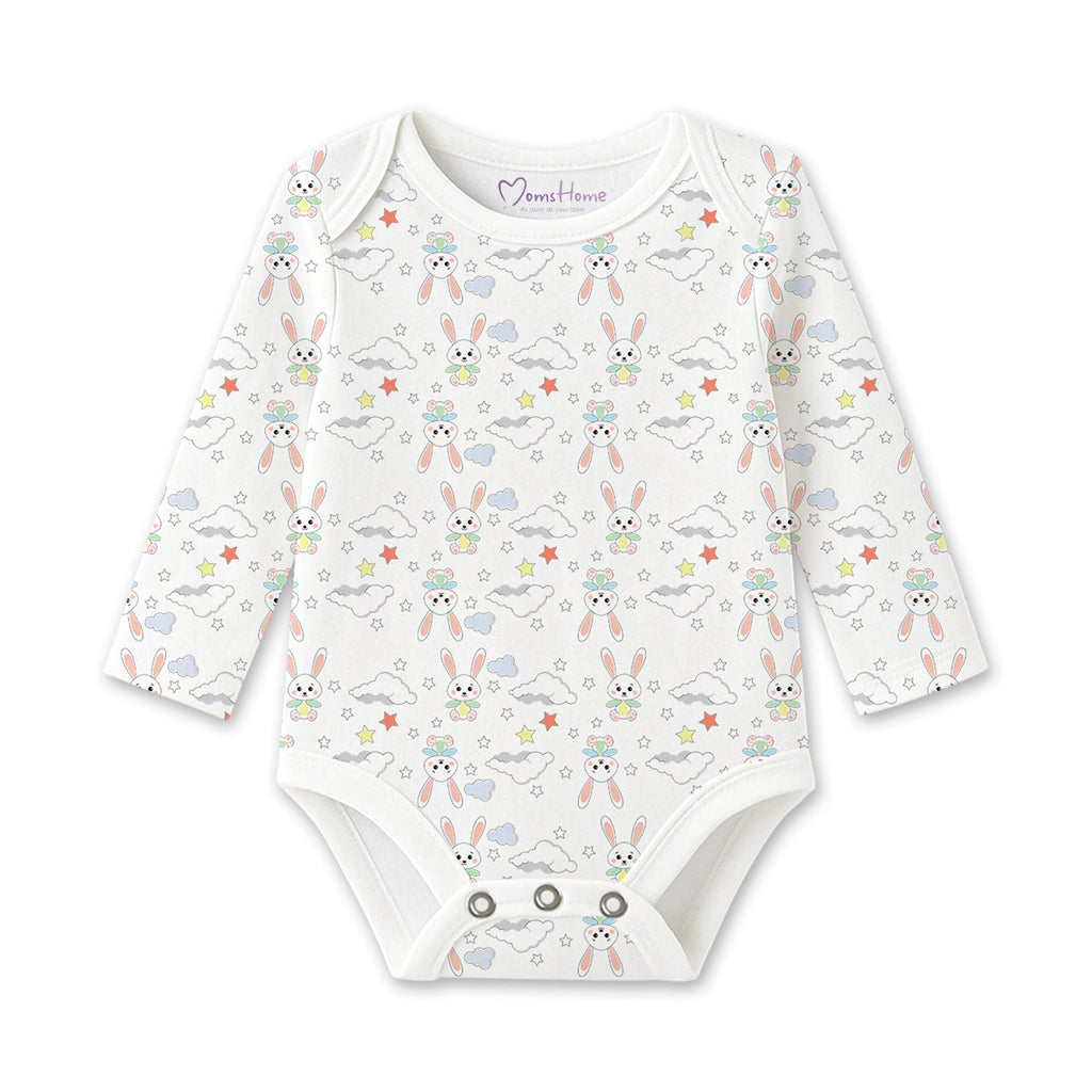 Organic Cotton Baby Full Sleeve Onesie - Bunny - Pack of 1