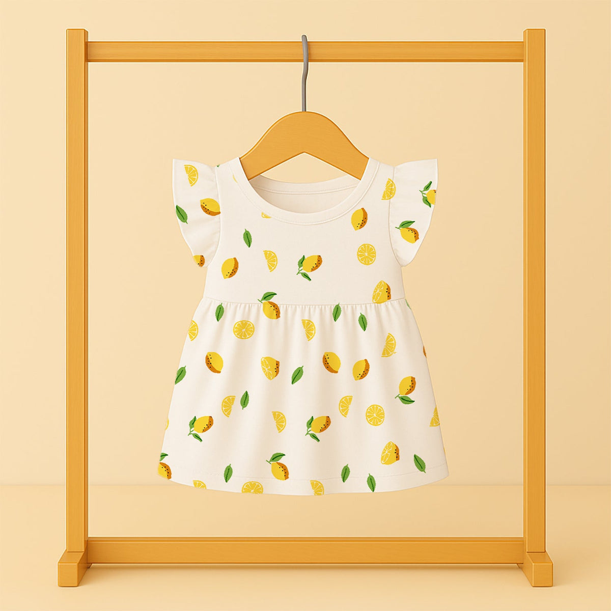Organic Cotton Baby Girls Frock - Pack of 1