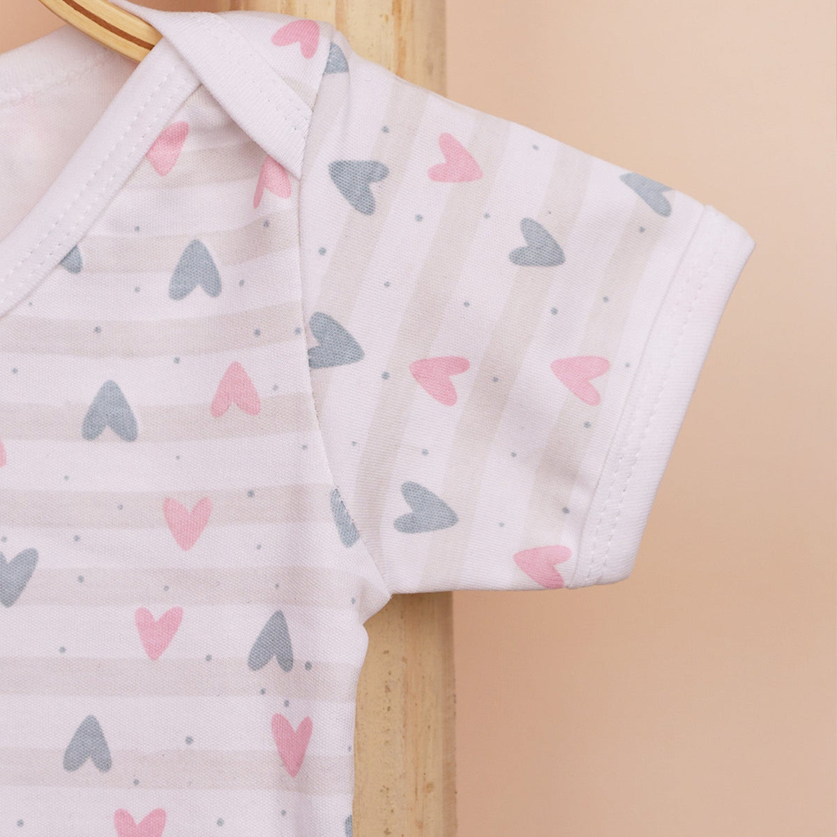 Organic Cotton Baby Half Sleeve Onesie - Pack of 2