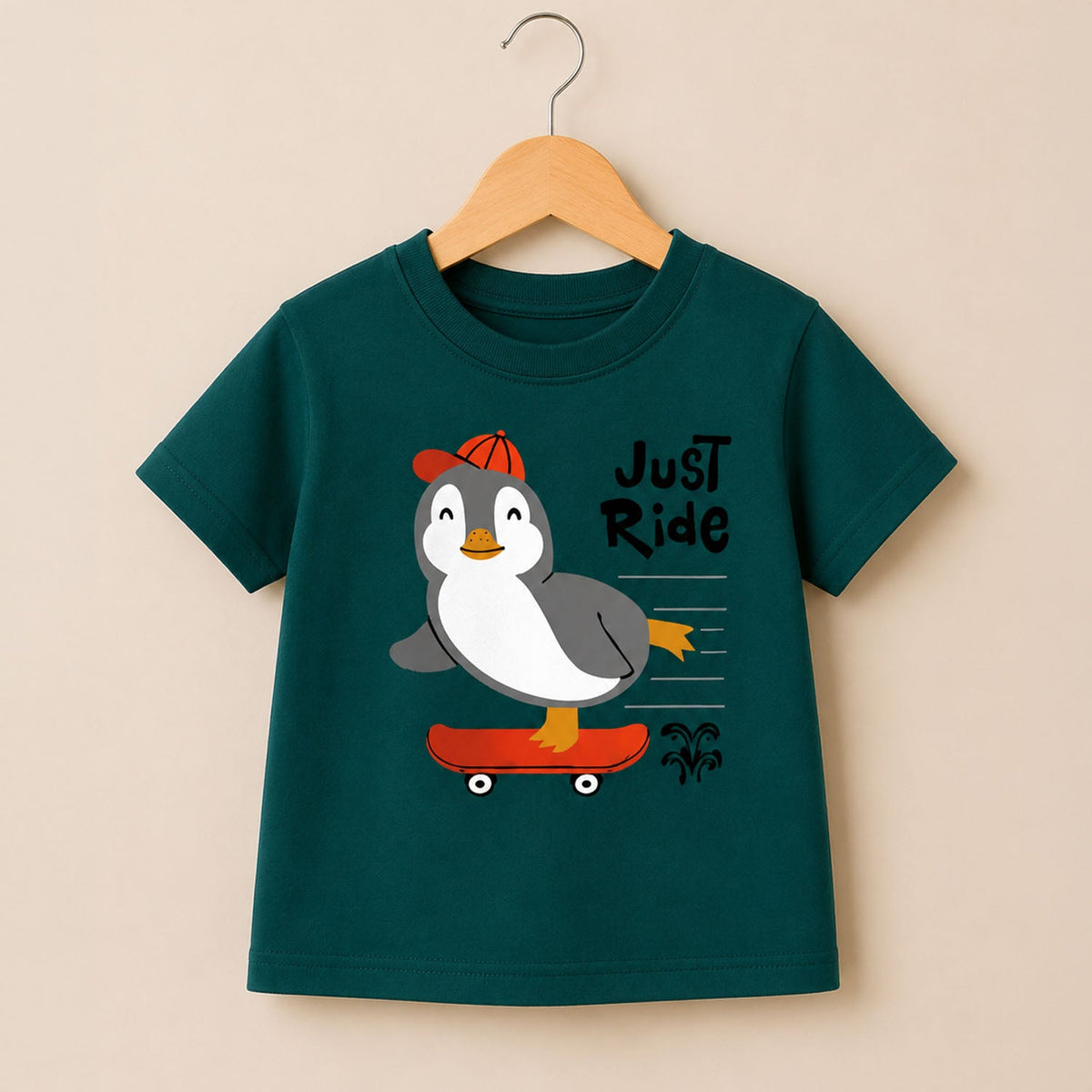 Organic Cotton Baby Half Sleeve T-Shirts for Boys & Girls - Pack of 1