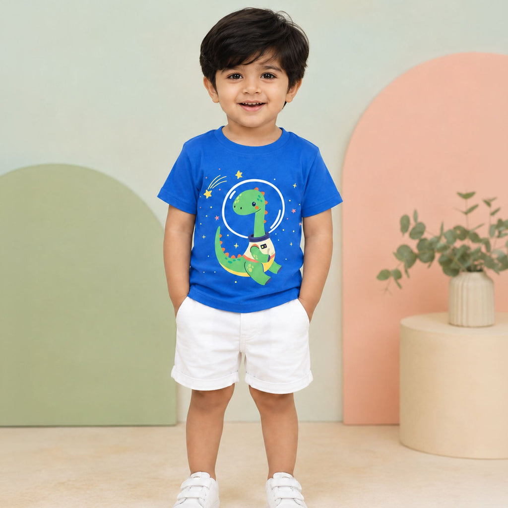 Organic Cotton Baby Half Sleeve T-Shirts for Boys & Girls - Pack of 1