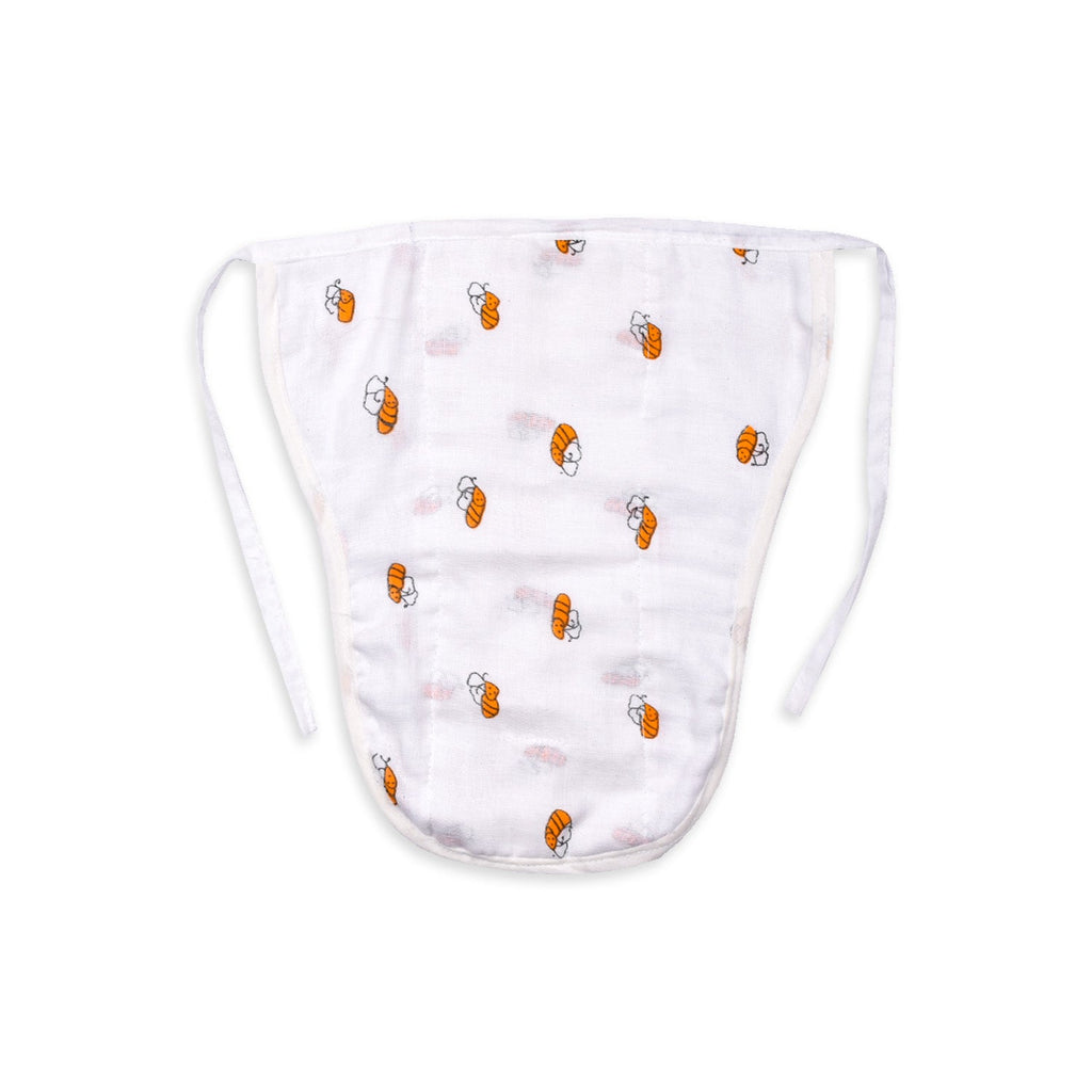 Organic Cotton Baby Muslin Nappies - Pack of 3