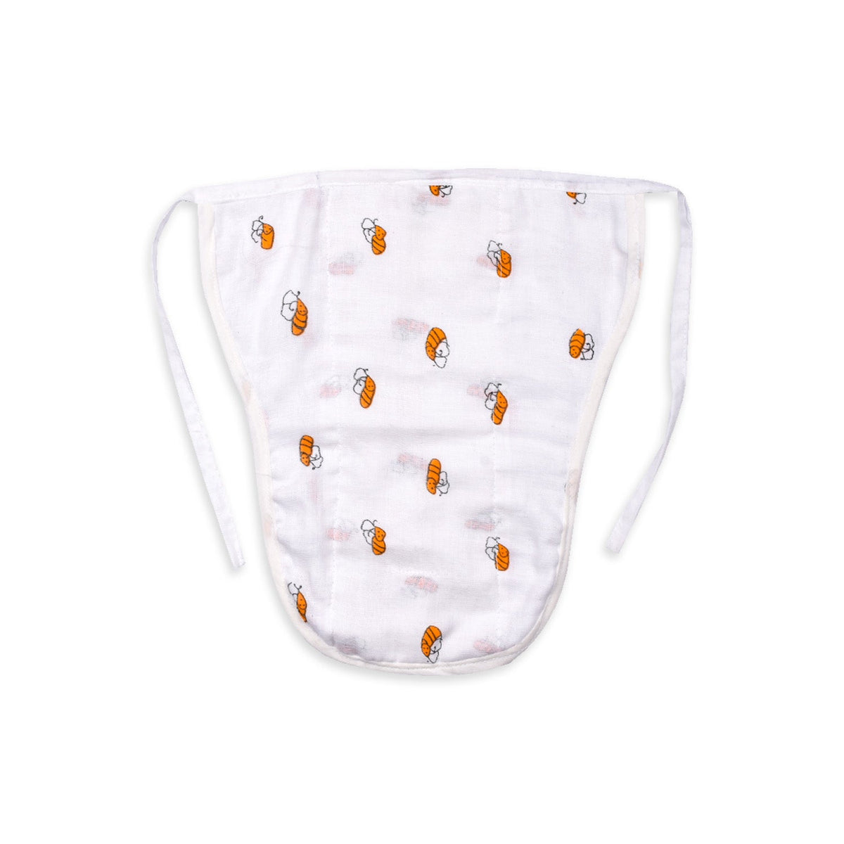 Organic Cotton Baby Muslin Nappies - Pack of 3