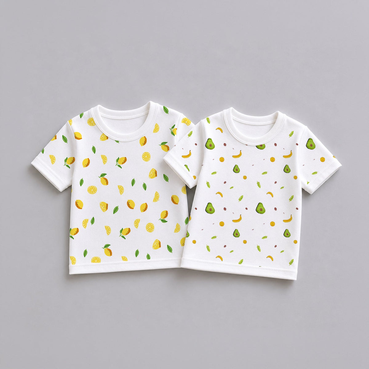 Organic Cotton Baby T-Shirts for Boys & Girls - Pack of 3