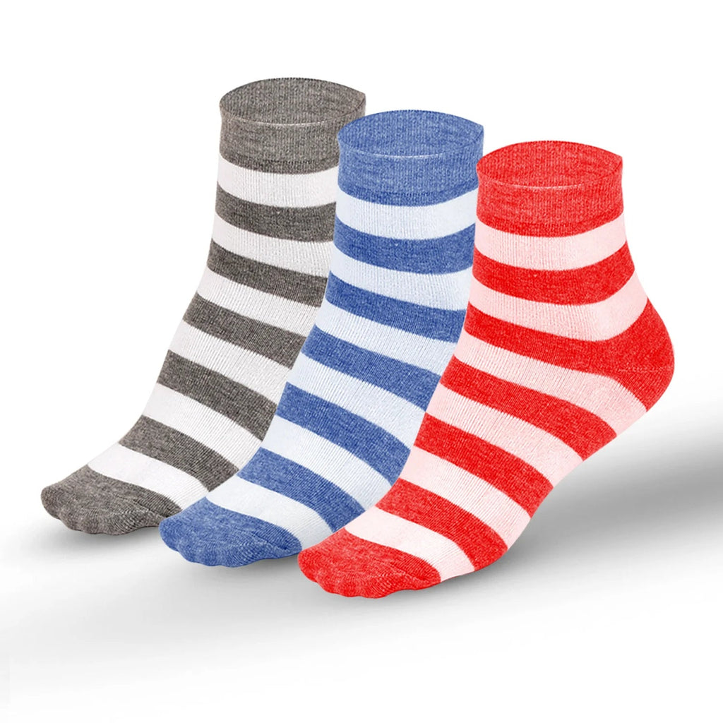 Organic Cotton Bamboo Socks for Kids - Pack of 6